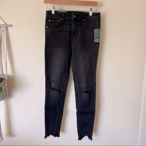 Wild Fable Distressed High Rise Skinny Black Jeans
